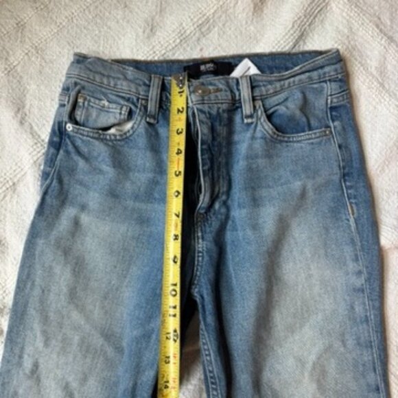 Hudson Remi High Rise Straight Ankle Jean Raw Hem Size 27 - Picture 7 of 8